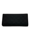 【中古】LOUIS VUITTON◆ポルト・フォイユ・ブラザ_ダミエ・アンフィニ_BLK/レザー/BLK/メンズ【服飾雑貨他】