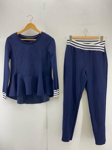 【中古】BEATRICE◆セットアップ/38/ナイロン/NVY/E85521/スウェット/ペプラム/パンツ【レディースウェア】 【中古】BEATRICE◆セットアップ/38/ナイロン/NVY/E85521/スウェット/ペプラム/パンツ【レディースウェア】