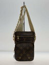 【中古】LOUIS VUITTON◆ユーティリティ・クロスボディ_モノグラム・キャンバス_BRW/レザー/BRW【バッグ】