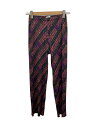 【中古】PLEATS PLEASE ISSEY MIYAKE◆ボトム/1/ポリエステル/PUP/総柄/jf904【レディースウェア】