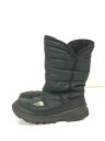 【中古】THE NORTH FACE◆キッズ靴/18cm/ブーツ/BLK【キッズ】