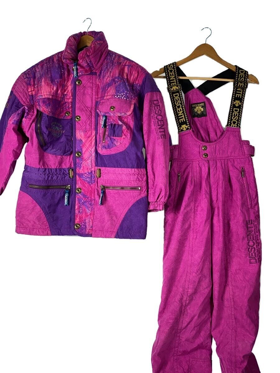 【中古】DESCENTE◆ウェアー/M/PUP/セットアップ【スポーツ】