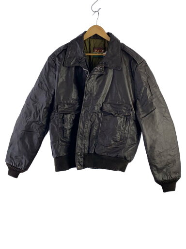 【中古】90s/USA製/OAKTON/レザージャケット・ブルゾン/XL/袖口擦れ有/汚れ有【メンズウェア】 【中古】90s/USA製/OAKTON/レザージャケット・ブルゾン/XL/袖口擦れ有/汚れ有【メンズウェア】