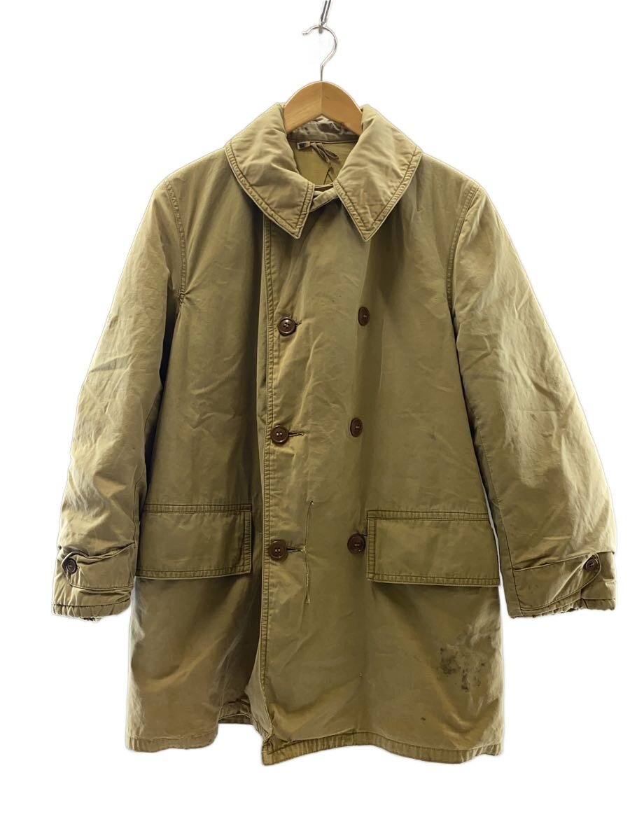 【中古】US.ARMY◆デッキジャケット/38/コットン/BEG/無地【メンズウェア】