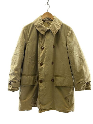 【中古】US.ARMY◆デッキジャケット/38/コットン/BEG/無地【メンズウェア】 【中古】US.ARMY◆デッキジャケット/38/コットン/BEG/無地【メンズウェア】