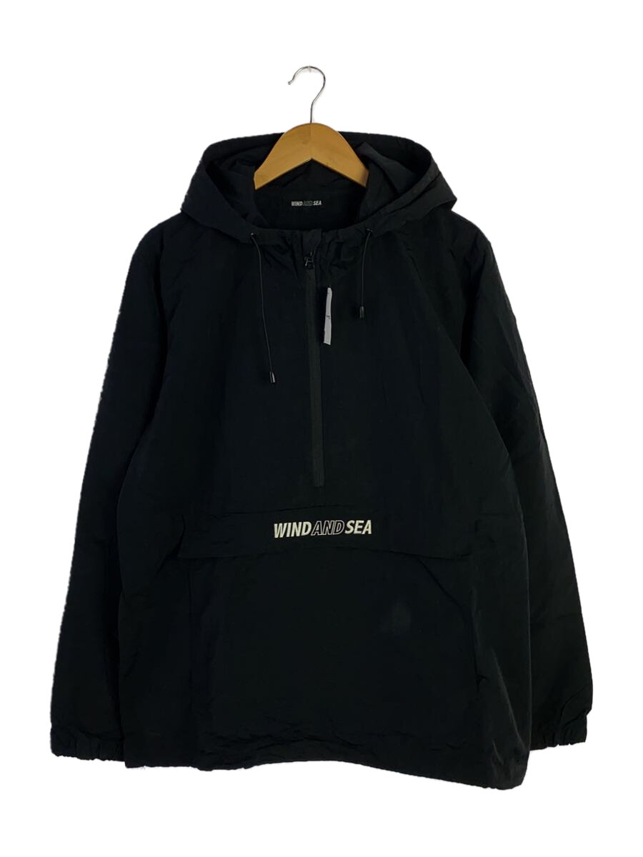 šWIND AND SEAANORAK PARKA/ʥ󥸥㥱å/L/ʥ/BLK/WDS-JK-06ڥ󥺥
