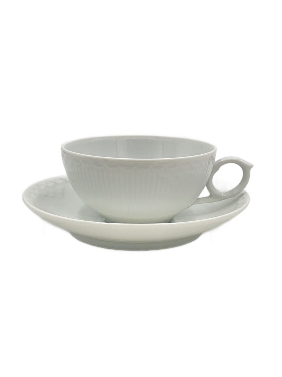 【中古】ROYAL COPENHAGEN◆カップ&ソーサー/WHT/081//【キッチン用品】