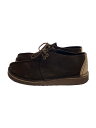 【中古】Clarks◆シューズ/UK7.5/BRW/スウェード【シューズ】