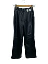 【中古】Sea Room lynn◆ボトム/S/フェイクレザー/BLK/無地/003240057【レディースウェア】