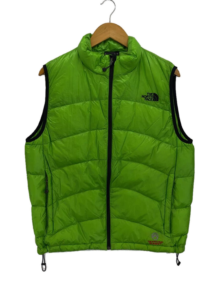 THE NORTH FACE◆ACONCAGUA VEST_アコンカグアベスト/L/ポリエステル/GRN