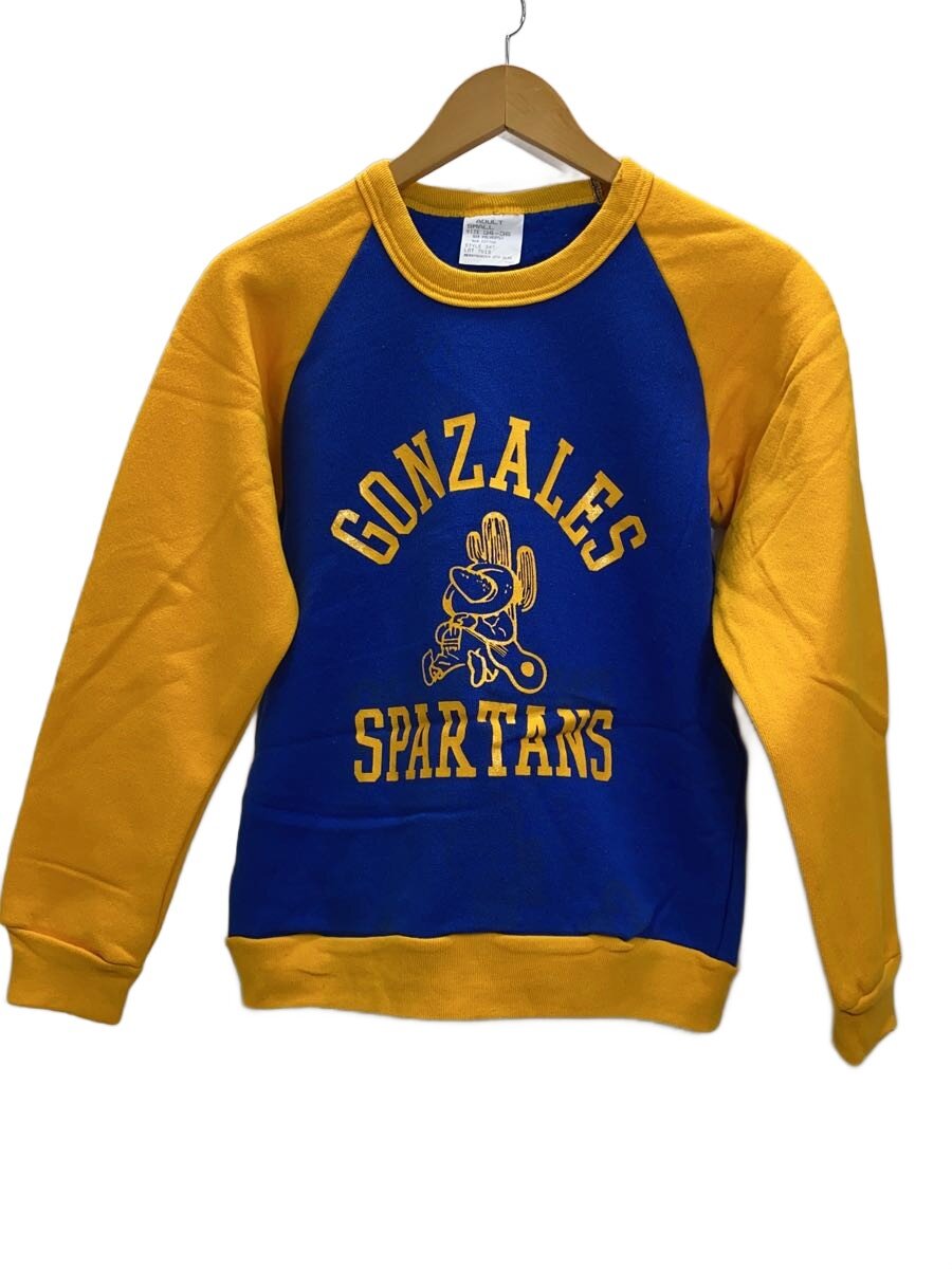 Merrygarden◆ADULT/GONZALES SPARTAN/USA製/アーチロゴ/スウェット/34/コットン/BLU/347