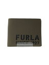 【中古】FURLA◆2つ折り財布/レザー/BRW/メンズ/TECNICAL COMPACT WALLET【服飾雑貨他】