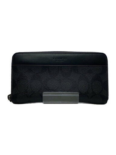 【中古】COACH◆長財布/PVC/BLK/総柄/メンズ/25517【服飾雑貨他】 【中古】COACH◆長財布/PVC/BLK/総柄/メンズ/25517【服飾雑貨他】