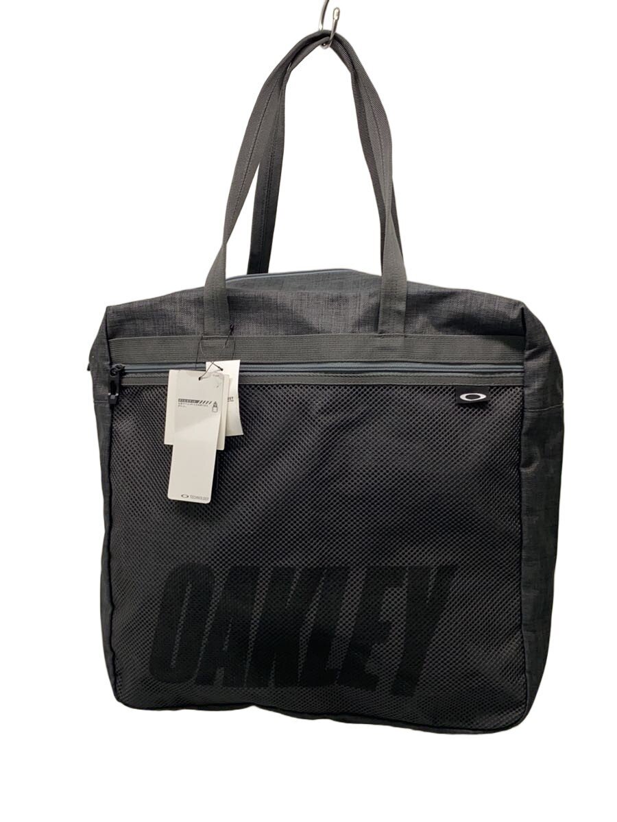【中古】OAKLEY◆ボストンバッグ/ポリエステル/GRY【バッグ】