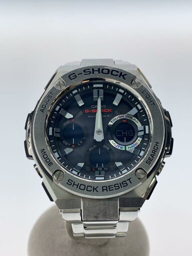 【中古】CASIO◆ソーラー腕時計・G-SHOCK/デジアナ/SLV/SLV【服飾雑貨他】 【中古】CASIO◆ソーラー腕時計・G-SHOCK/デジアナ/SLV/SLV【服飾雑貨他】
