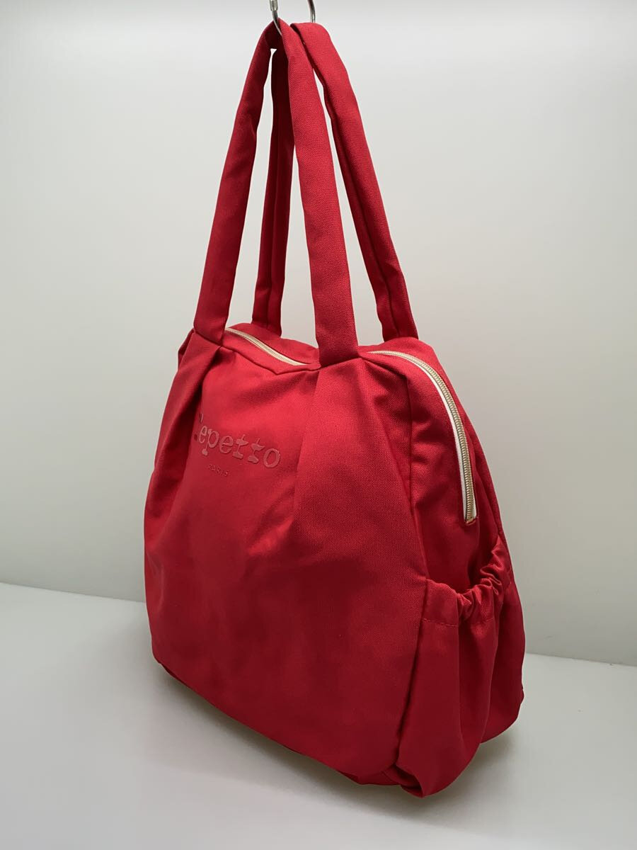 【中古】repetto◆ショルダーバッグ/--/RED/無地【バッグ】