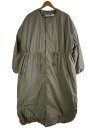 【中古】solamonat poche/ガスコートダウン/ロングダウンコート/コットン/BEG/無地//【レディースウェア】