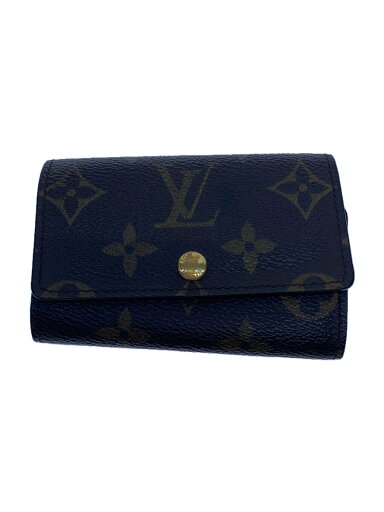【中古】LOUIS VUITTON◆ミュルティクレ6_モノグラム_BRW/PVC/BRW/総柄/メンズ【服飾雑貨他】 【中古】LOUIS VUITTON◆ミュルティクレ6_モノグラム_BRW/PVC/BRW/総柄/メンズ【服飾雑貨他】