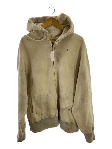 【中古】BOWWOW◆ZIP SWEAT HOODIE AGING/ジップパーカー/XXL/コットン/CRM/BW242-ZSHA【メンズウェア】 【中古】BOWWOW◆ZIP SWEAT HOODIE AGING/ジップパーカー/XXL/コットン/CRM/BW242-ZSHA【メンズウェア】