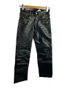 【中古】BUCO◆THE REAL McCOY’S/TALONジップ/50S/羽馬タグ/擦れ有/28/レザー/BLK【メンズウェア】