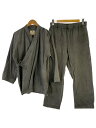 【中古】snow peak◆セットアップ/M/コットン/GRY/無地/SPA-JK-22SU001【メンズウェア】