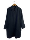 【中古】MACKINTOSH PHILOSOPHY◆ステンカラーコート/40/ウール/BLK/無地/H1C13-678-29/毛玉有【メンズウェア】