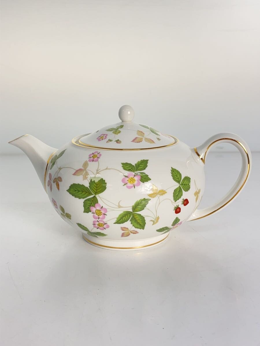【中古】WEDGWOOD◆ティーポット/ワイルドストロベリー/洋食器その他【キッチン用品】