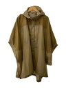 【中古】THE NORTH FACE◆TAGUAN PONCHO_タグアンポンチョ/M/ナイロン/KHK/無地【メンズウェア】