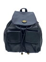 【中古】tostalgic clothing_トスタルジック/リュック/フェイクレザー/BLK/TOS-LK-004/タグ【バッグ】
