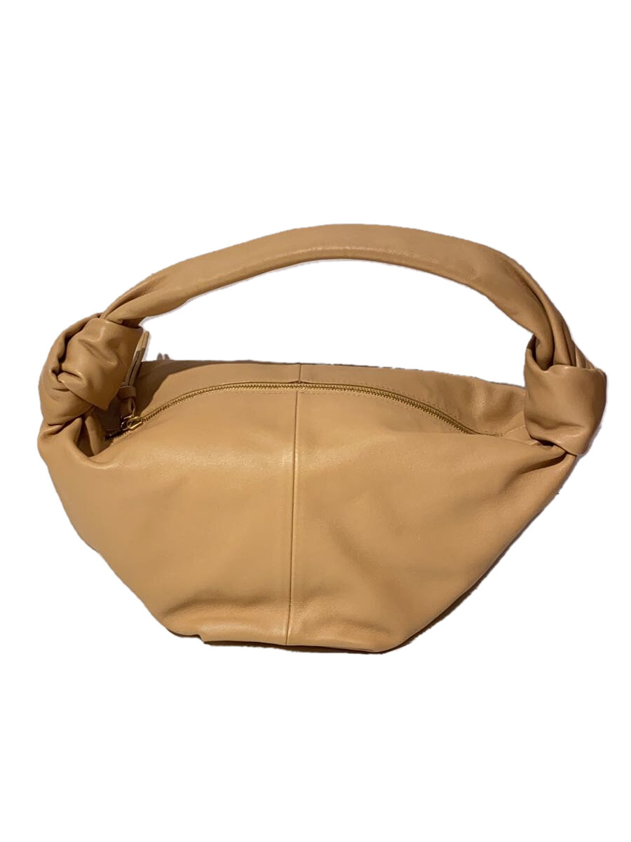 【中古】BOTTEGA VENETA◆ハンドバッグ/レザー/BEG/P02462294A//【バッグ】