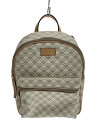 【中古】kate spade new york◆ケイトスペード/リュック/S362/ベージュ/BEG/総柄【バッグ】