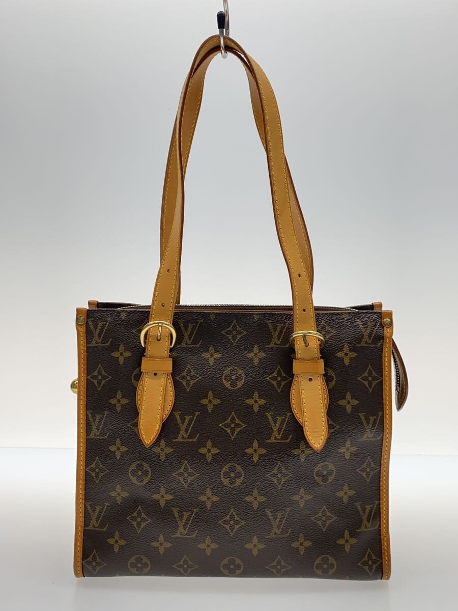 LOUIS VUITTON - 【中古】LOUIS VUITTON◆ポパンクール・オ_モノグラム・キャンバス_BRW/PVC/BRW【バッグ】