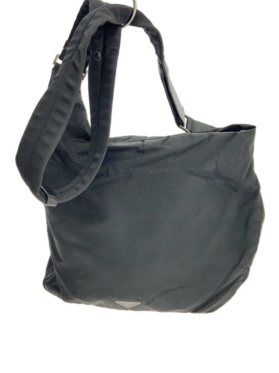 PRADA - 【中古】PRADA◆ショルダーバッグ/ナイロン/BLK【バッグ】