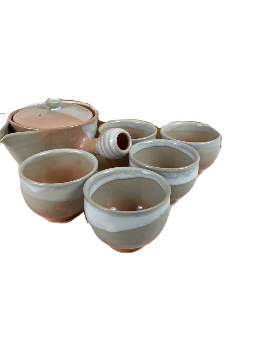 【中古】和食器その他/6点セット/萩焼/茶器セット【キッチン用品】