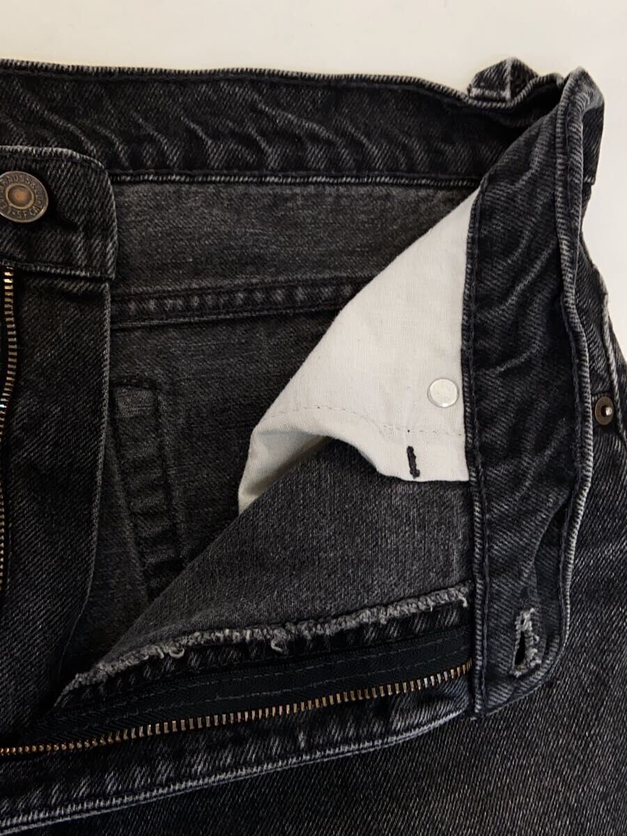 【中古】Levi’s◆90s/505/後染め/ループ千切れ有り/ボトム/36/デニム/BLK【メンズウェア】