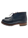 【中古】RED WING◆チャッカブーツ/26.5cm/BLK/レザー/9024【シューズ】