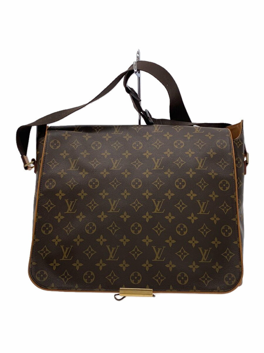 楽天2nd STREET 楽天市場店【中古】LOUIS VUITTON◆アベス_モノグラム・キャンバス_BRW/PVC/BRW/総柄【バッグ】