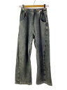 【中古】OMAR AFRIDI◆ワイドパンツ/--/コットン/ブラック/oa-aw24-jer-103-01【レディースウェア】