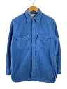 【中古】L.L.Bean◆長袖シャツ/--/コットン/BLU/無地【メンズウェア】