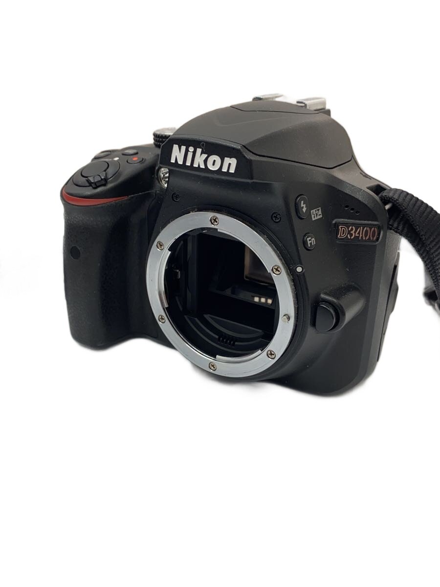 【中古】Nikon◆デジタル一眼カメラ D3400 18-55 VR レンズキット [ブラック]//【カメラ】