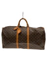 【中古】LOUIS VUITTON◆キーポル60_モノグラム・キャンバス_BRW/PVC/BRW【バッグ】