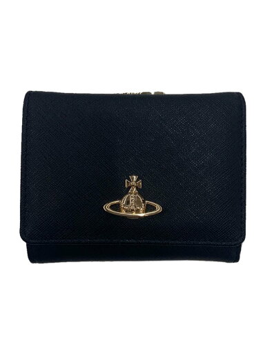 【中古】Vivienne Westwood◆SMALL FRAMR WALLET/3つ折り財布/レザー/BLK/メンズ【服飾雑貨他】 【中古】Vivienne Westwood◆SMALL FRAMR WALLET/3つ折り財布/レザー/BLK/メンズ【服飾雑貨他】