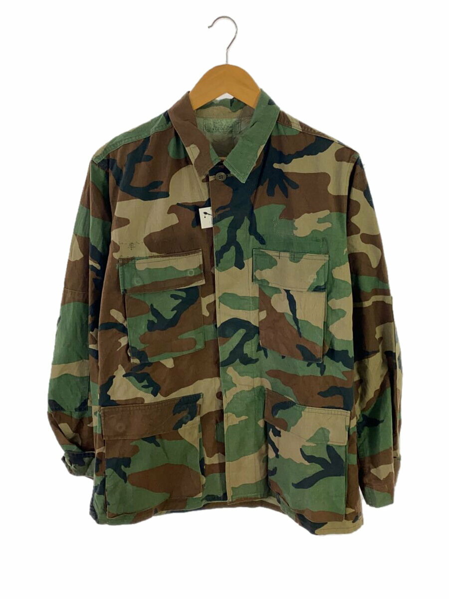 【中古】MILITARY◆ジャケット/KHK/カモフラ【メンズウェア】