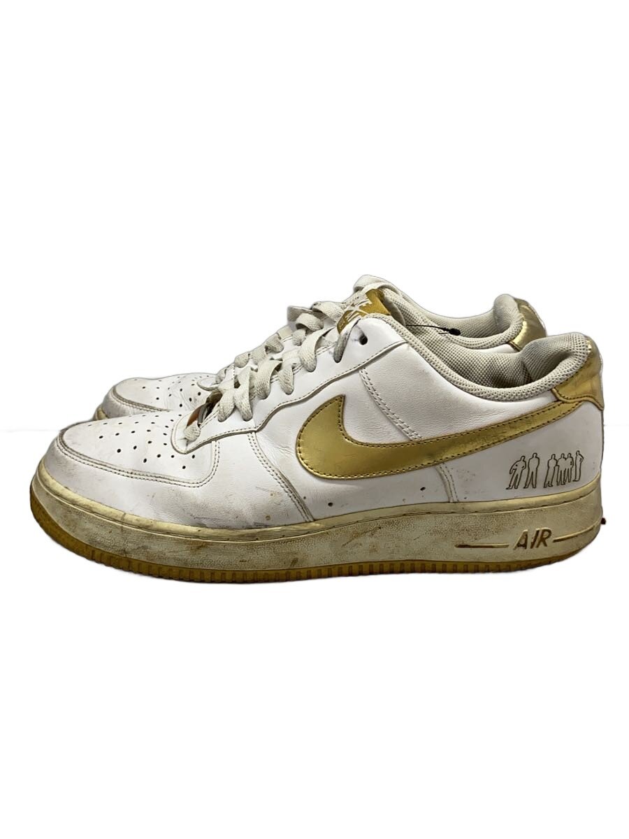 【中古】NIKE◆AIR FORCE 1 07 (PLAYERS)/エアフォースプレイヤーズ/ホワイト/315092-171/27.5【シューズ】