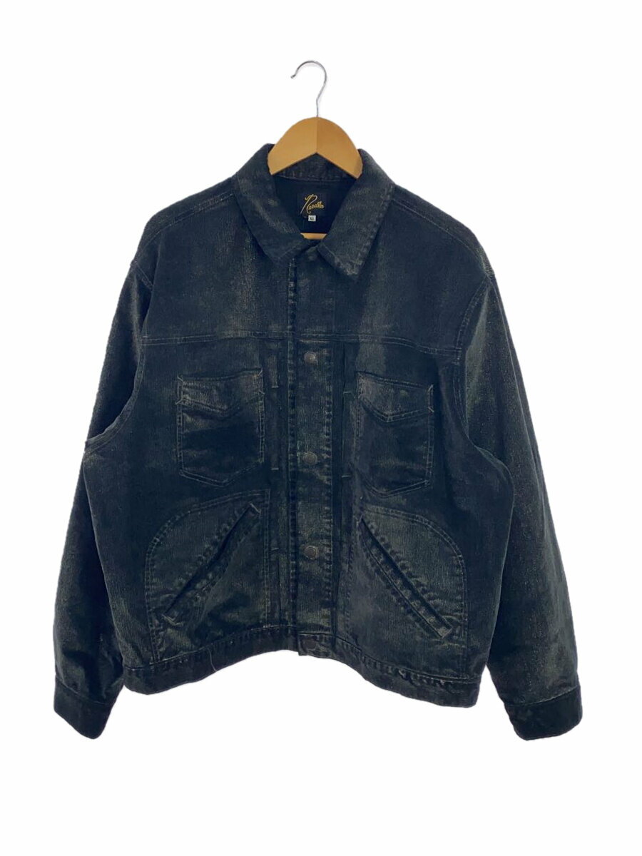 【中古】Needles◆Gジャン/XL/コットン/BLK/OT183【メンズウェア】