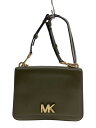 【中古】MICHAEL KORS◆ショルダーバッグ/レザー/KHK/無地/30T7GOXL7L【バッグ】