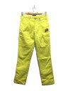 【中古】XANDER ZHOU◆TROUSERS トラウザー 44/YLW【メンズウェア】