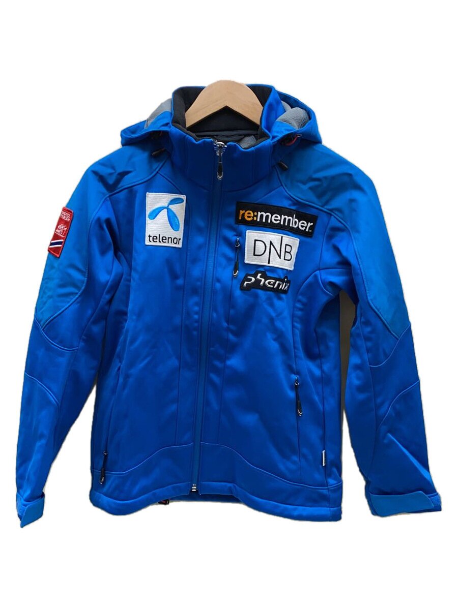 【中古】PHENIX◆ノルウェーチーム ソフトシェルジャケット/XS/BLU/16-17/160【スポーツ】