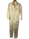 【中古】CRAWFORD/オールインワン/M/コットン/WHT/無地【メンズウェア】