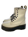 【中古】Dr.Martens◆ブーツ/38/WHT/EC005【シューズ】(4)